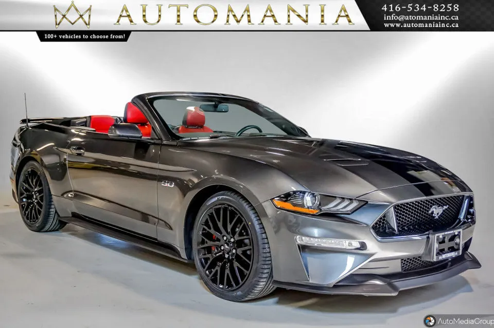 2019 Ford Mustang GT Premium Convertible/RED INTR/ CLEAN CARFAX