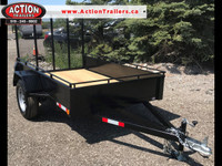 ACTION Essential Series 5 X 8 Single Axle Steel Utility