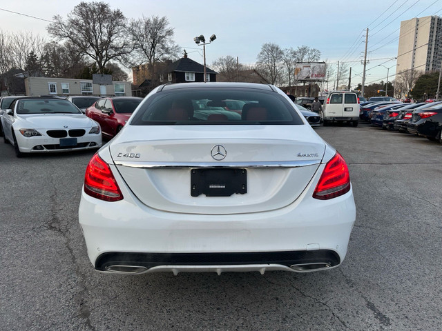 2015 Mercedes-Benz C-Class C400 | 4Matic | Red Interior in Cars & Trucks in City of Toronto - Image 4