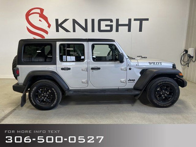 2023 Jeep Wrangler Willys w/ Tech, Convenience, Cold Weather
