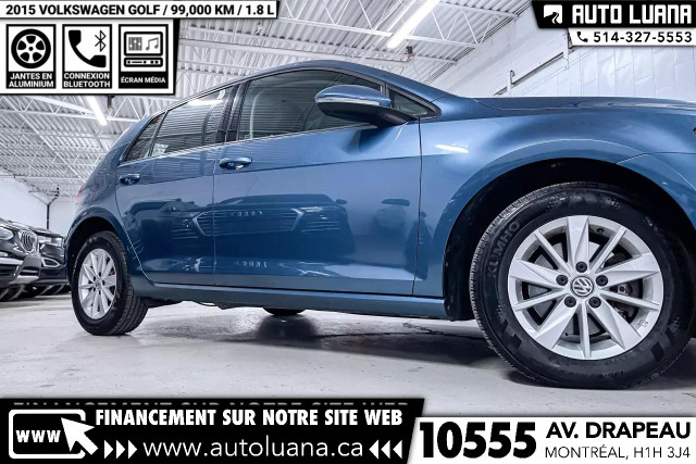 2015 VOLKSWAGEN Golf TSI 1.8 AC/CRUISE/BLUETOOTH/MAGS/99,000km in Cars & Trucks in City of Montréal - Image 2