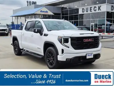 WAS: $84563 NOW: $74795Our exclusive 2025 GMC Sierra 1500 Elevation Crew Cab 4X4 shows off in Summit...