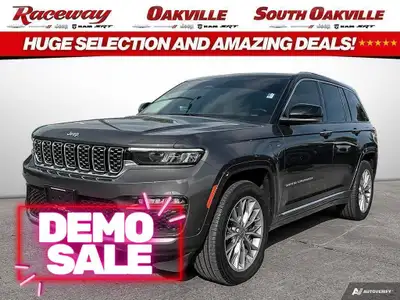 2022 JEEP GRAND CHEROKEE SUMMIT 4XE Baltic Grey Metallic Black Nappa Leather Interior 2L Turbo PHEV...