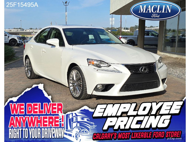 2014 Lexus IS 250 AWD | HTD LTH SEATS | SUNROOF | NAV | BLIND SP in Cars & Trucks in Calgary