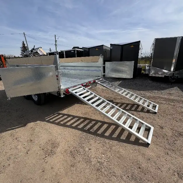 Galvanized 82x12 7TON Dump Trailer With Ramps in Cargo & Utility Trailers in Brantford - Image 11