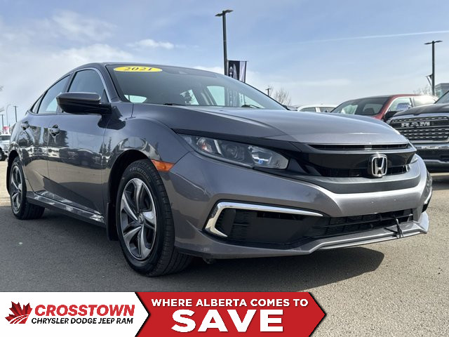 2021 Honda Civic Sedan LX | Cloth Seats | Apple CarPlay in Cars & Trucks in Edmonton