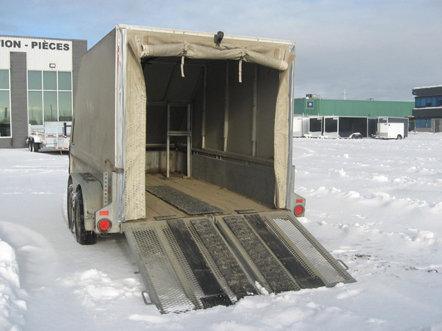 6X12 usagée galvanisé 2 essieux avec frein électrique in Cargo & Utility Trailers in City of Montréal - Image 4