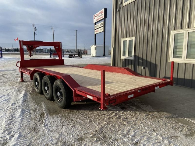 2023 Double A Trailers Low Profile Gooseneck Equipment Trailer 8 in Cargo & Utility Trailers in Strathcona County - Image 4