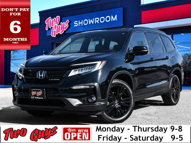 2021 Honda Pilot Black Edition AWD Leather Sunroof DVD Nav in Cars & Trucks in St. Catharines