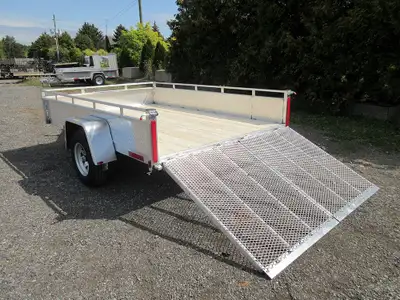 Miska 6'x12' Silver Bullet Aluminum Utility Trailer Made in Canada - Ready to Roll, starting at just...
