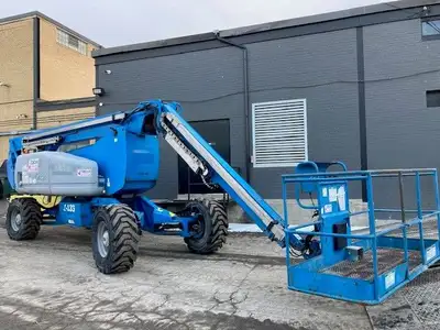 Genie Z135, 2010, 135ft., articulated boom. We carry new/used Genie, JLG, Skyjack, Skytrak, Dieci, M...
