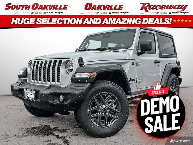 2024 Jeep Wrangler SPORT S | ALPINE AUDIO | DEMO | HARD TOP | CA in Cars & Trucks in Oakville / Halton Region