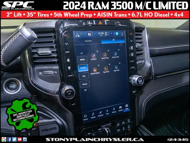 2024 RAM 3500 Limited 4x4 Mega Cab 6'4 in Cars & Trucks in St. Albert - Image 15