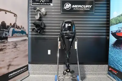 9.9 hp 4 stroke, manual start 2024 Mercury Marine FourStroke 9.9 hpOutput far beyond its sizePut ama...