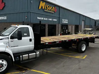 Miska 20' Flatdeck Truck Body - Installed on your cab and chassis, Painted Steel starting at just $1...