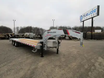 K-Trail Galvanized Beavertail Gooseneck Trailer 23,075 Lb is $33,615.00 ! Ord: 20196 - Ser: 2RYKGPM2...
