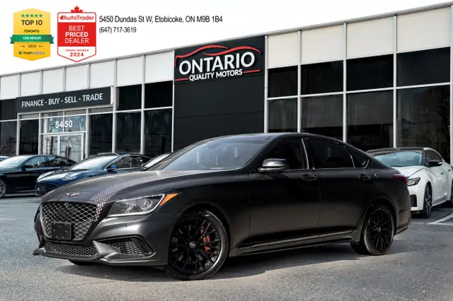 2020 Genesis G80 3.3T Sport AWD | BACKUP CAMERA | LEATHER | NAVI in Cars & Trucks in Mississauga / Peel Region - Image 2
