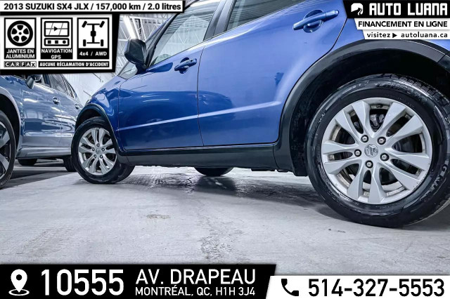 2013 SUZUKI SX4 JLX AWD/AUTOMATIQUE/NAVIGATION/MAGS/CARFAX CLEAN in Cars & Trucks in City of Montréal - Image 3