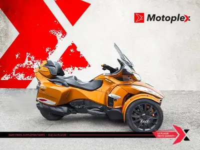 SPYDER RT GARANTIE PROLONGEE jusqu'a 4 ans disponible et plan d'entretien Approbation au financement...