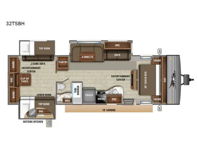 2020 Jayco Jay Flight 32TSBH in Travel Trailers & Campers in Truro - Image 3