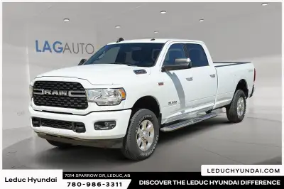 2022 Ram 3500 Big Horn Bright White Clearcoat 8-Speed Automatic Leduc Hyundai is Leduc's pre-owned H...