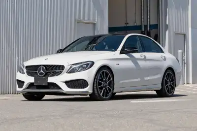 Experience thrilling performance with our 2018 Mercedes-Benz C43 AMG. This sleek and sporty sedan fe...
