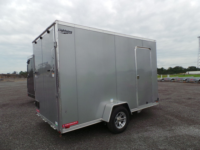 2022 Lightning 7x12 Aluminum Enclosed Trailer FINAL BLOWOUT! in Cargo & Utility Trailers in Trenton - Image 2