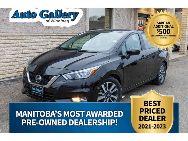  2021 Nissan Versa SV SEDAN, REVERSE CAMERA, HEATED SEATS, CARPL in Cars & Trucks in Winnipeg