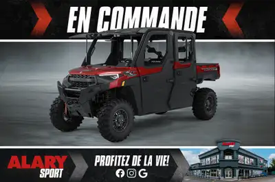 Ce CÔTE-À-CÔTE POLARIS RANGER CREW XP 1000 PREMIUM Edt. Northstar 2025 est disponible DÈS MAINTENANT...