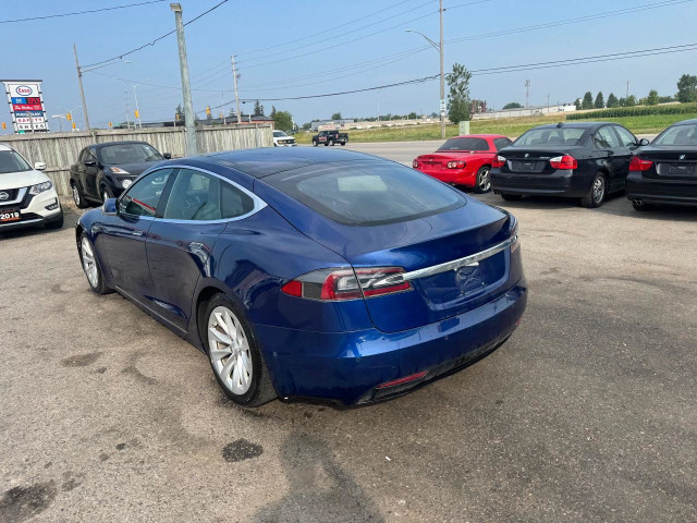 2016 Tesla Model S AS IS, 90D, EX TESLA SERVICE, BLUE, NO REAR S in Cars & Trucks in London - Image 3