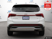 New Price! Odometer is 5808 kilometers below market average! Serenity White Pearl 2023 Hyundai Santa... (image 3)