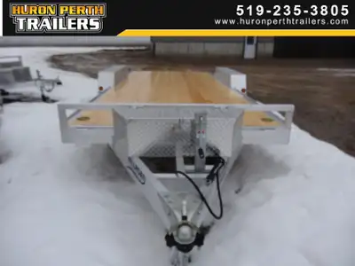 Huron Perth Trailers 2024 Millroad MFT1880-5 Aluminum Trailer 79.5 inches Wide x 18ft Length Two 520...