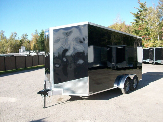  2024 Weberlane ALUMINIUM 7 X 16 V-NOSE 2 ESSIEUX 7HT CONTRACTEU in Travel Trailers & Campers in Laval / North Shore
