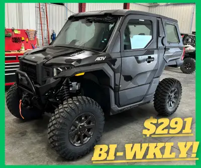 PAYMENTS AS LOW AS $291 BI-WEEKLY! JUST ARRIVED! THE ULTIMATE ADVENTURE VEHICLE, 2025 POLARIS XPEDIT...