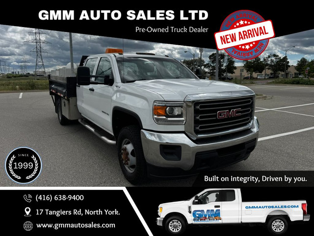 2018 GMC Sierra 3500HD Dually Crew Cab Flat Bed 4WD in Cars & Trucks in City of Toronto
