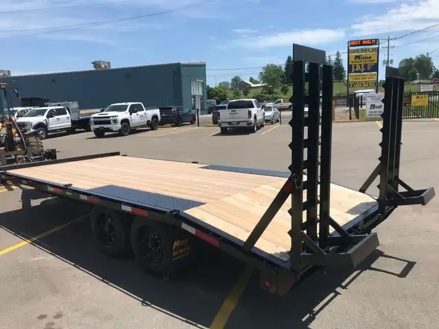 16K Flatbed Equipment Trailer - Made in Canada in Cargo & Utility Trailers in Oshawa / Durham Region - Image 7