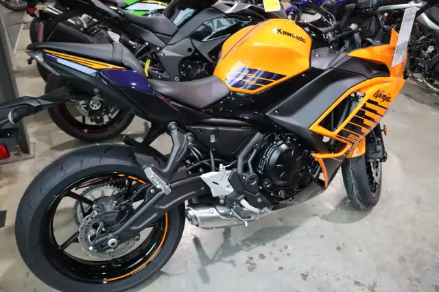 2025 Kawasaki Ninja 650 Orange/Purple in Street, Cruisers & Choppers in Edmonton - Image 3