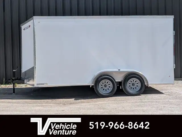 2026 WEBERLANE 7X16 ESTATE SERIES 12" XHEIGHT RAMP DOOR WHITE in Cargo & Utility Trailers in Oakville / Halton Region - Image 5