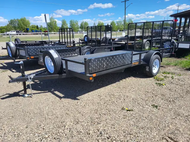 7'x14' RAINBOW SA UTILITY TRAILER W/SIDE LOAD in Cargo & Utility Trailers in Fort St. John - Image 2