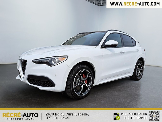 2020 Alfa Romeo Stelvio Ti Sport AWD CUIR ROUGE 280 HP 306 LBS T in Cars & Trucks in Laval / North Shore