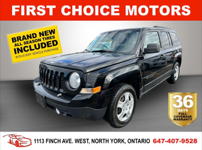 2013 JEEP PATRIOT SPORT ~AUTOMATIC, FULLY CERTIFIED WITH WARRANT