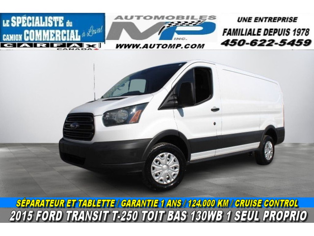 2015 Ford Transit Cargo Van T-250 130WB CARGO TABLETTE SÉPARATEU in Cars & Trucks in Laval / North Shore