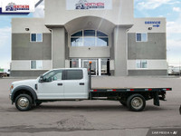 WAS: $65900 NOW: $62900 plus taxes and licensing fees2020 FORD F-550 CREW CAB 4X4 FLAT BED TRUCK ONL... (image 2)