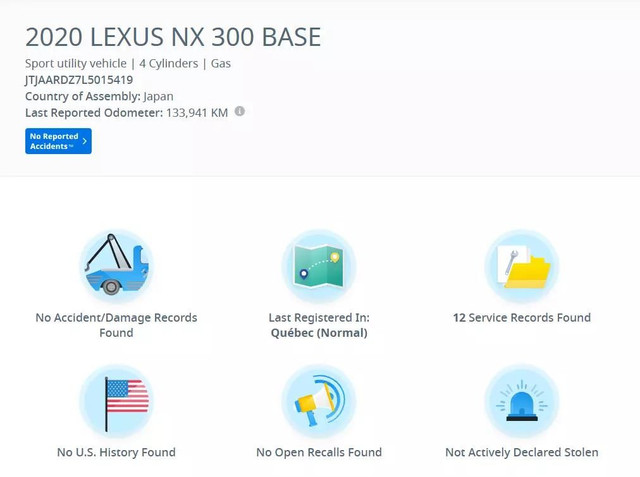 2020 LEXUS NX 300 Base in Cars & Trucks in City of Montréal - Image 3