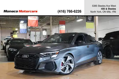 Special Finance Price: $41,999 | Cash Price: $43,499 2022 Audi S3 Technik 2.0 AWD - Leather, Keyless...