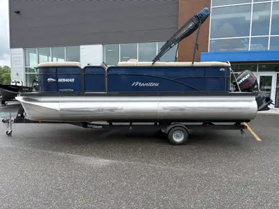 2020 | Manitou | Aurora LE $43,999 - plus any applicable taxes 2021 Evinrude 60 HP 2021 Trailer Incl...