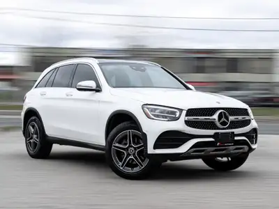 2021 Mercedes Benz GLC 300 White Exterior on Red Interior comes with Intelligent Drive PKG, Navigati...