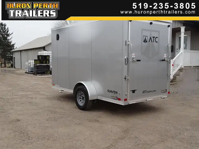 2022 ATC Raven 6x12+2 Enclosed Aluminum Trailer in Cargo & Utility Trailers in Grand Bend - Image 6