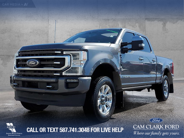 2022 Ford F-350 Platinum MOONROOF | 5TH WHEEL PREP PKG | UPFI... in Cars & Trucks in Red Deer
