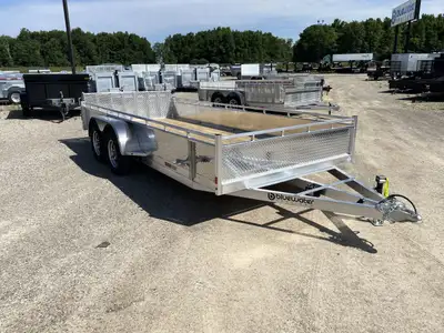 Canadian Mennonite Built Tandem Axle Aluminum Utility Trailer is $6,570.00 ! Ord: E1496-3806 - Ser:...